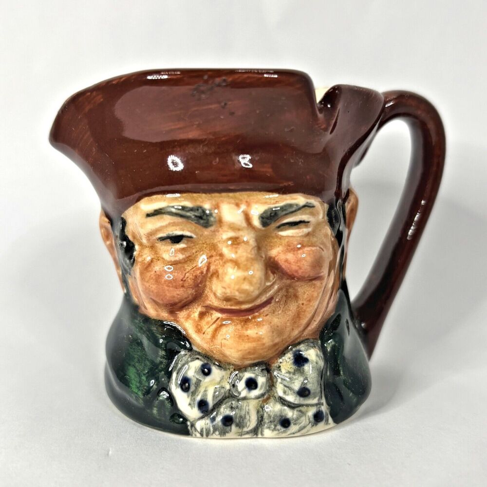 Royal Doulton Toby Jug Old Charlie Made England Miniature Colonial Pirate